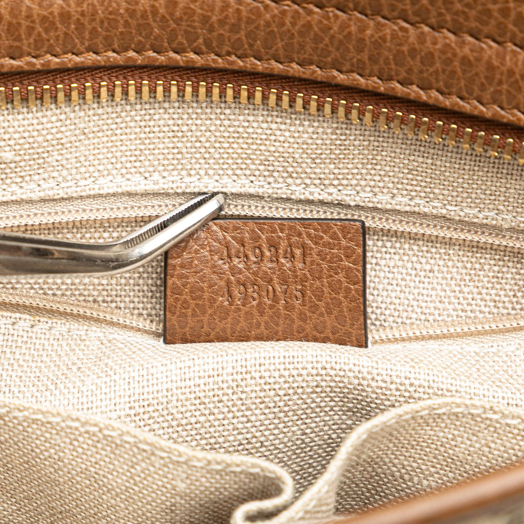 Gucci Small GG Canvas Bree Satchel