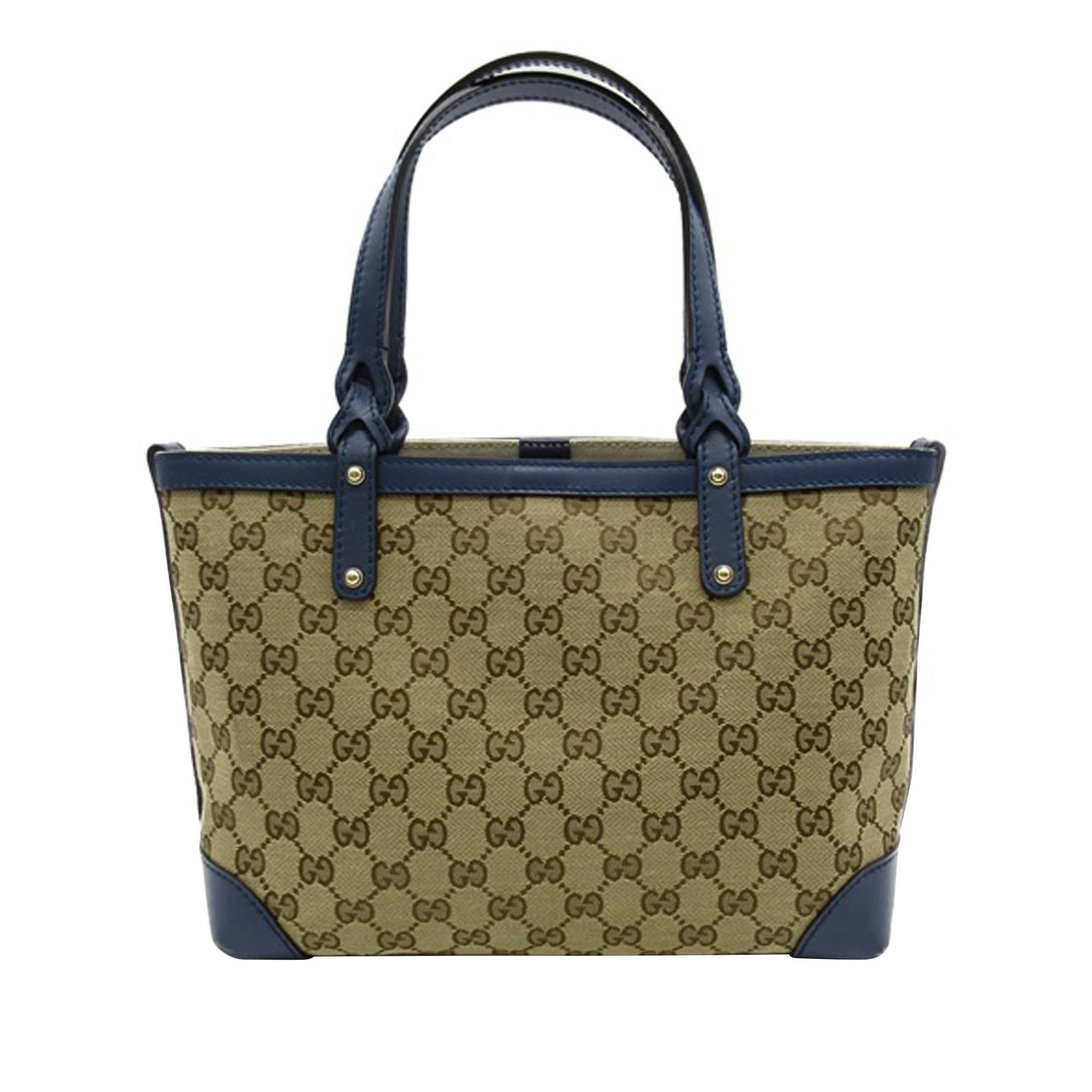 Gucci Small GG Canvas Craft Tote (SHG-SeZdyJ)