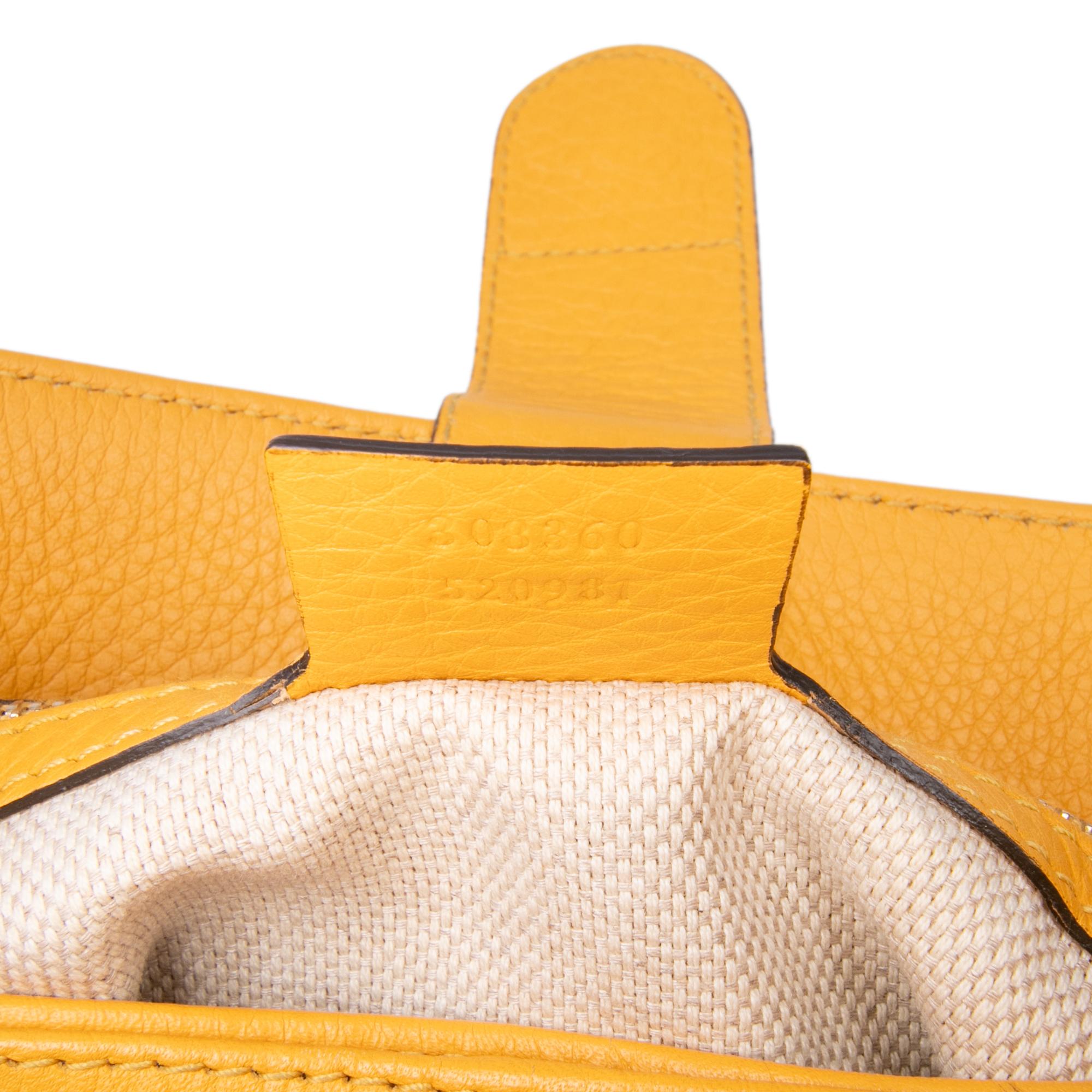 Gucci Small GG Canvas Diana Bamboo Top Handle Tote
