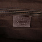 Gucci Small GG Canvas Double Buckle Flap Messenger Bag