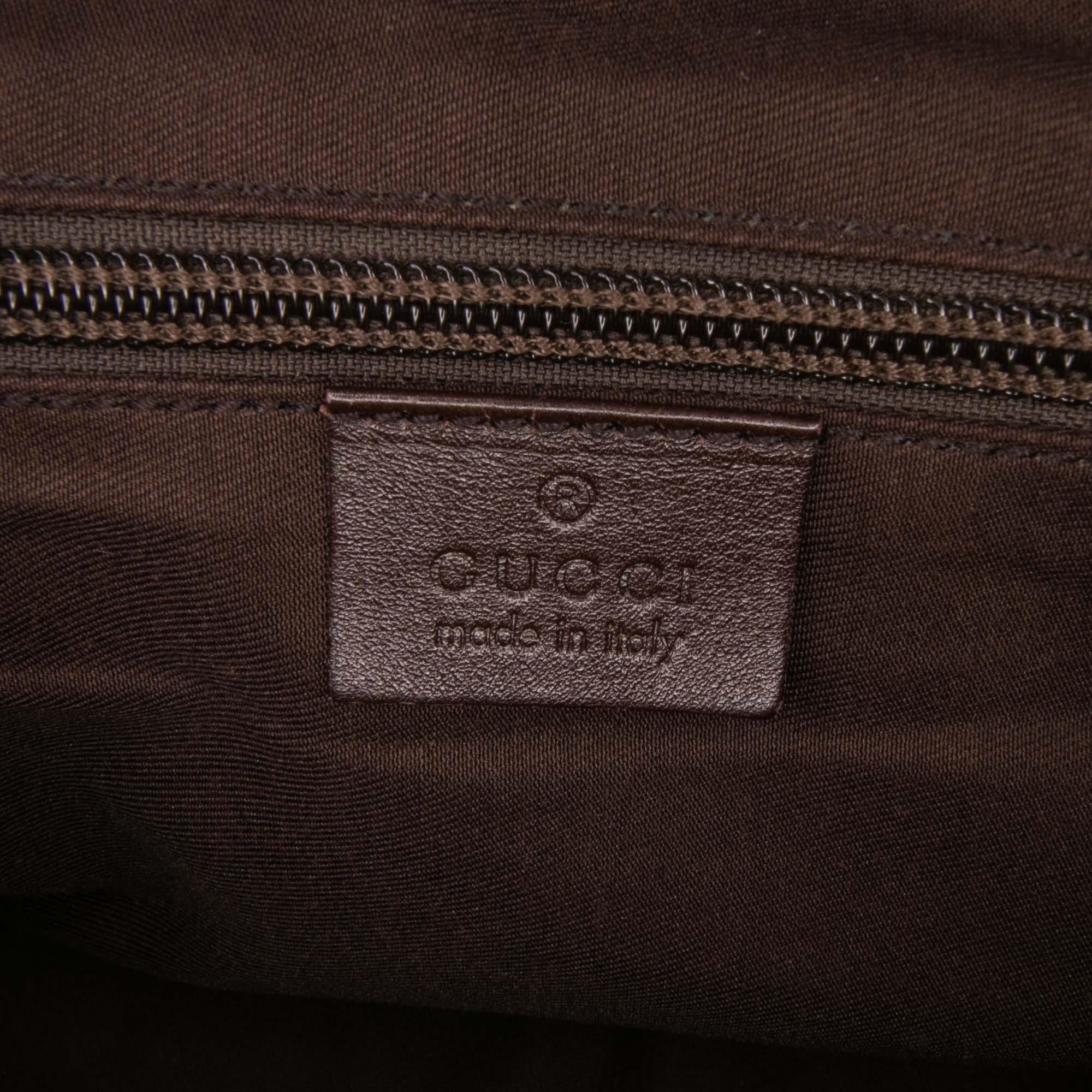 Gucci Small GG Canvas Double Buckle Flap Messenger Bag