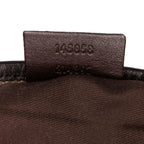 Gucci Small GG Canvas Double Buckle Flap Messenger Bag