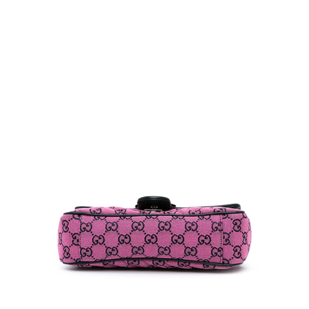 Gucci Small GG Canvas GG Marmont Crossbody