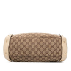 Gucci Small GG Canvas Horsebit Pelham Shoulder Bag