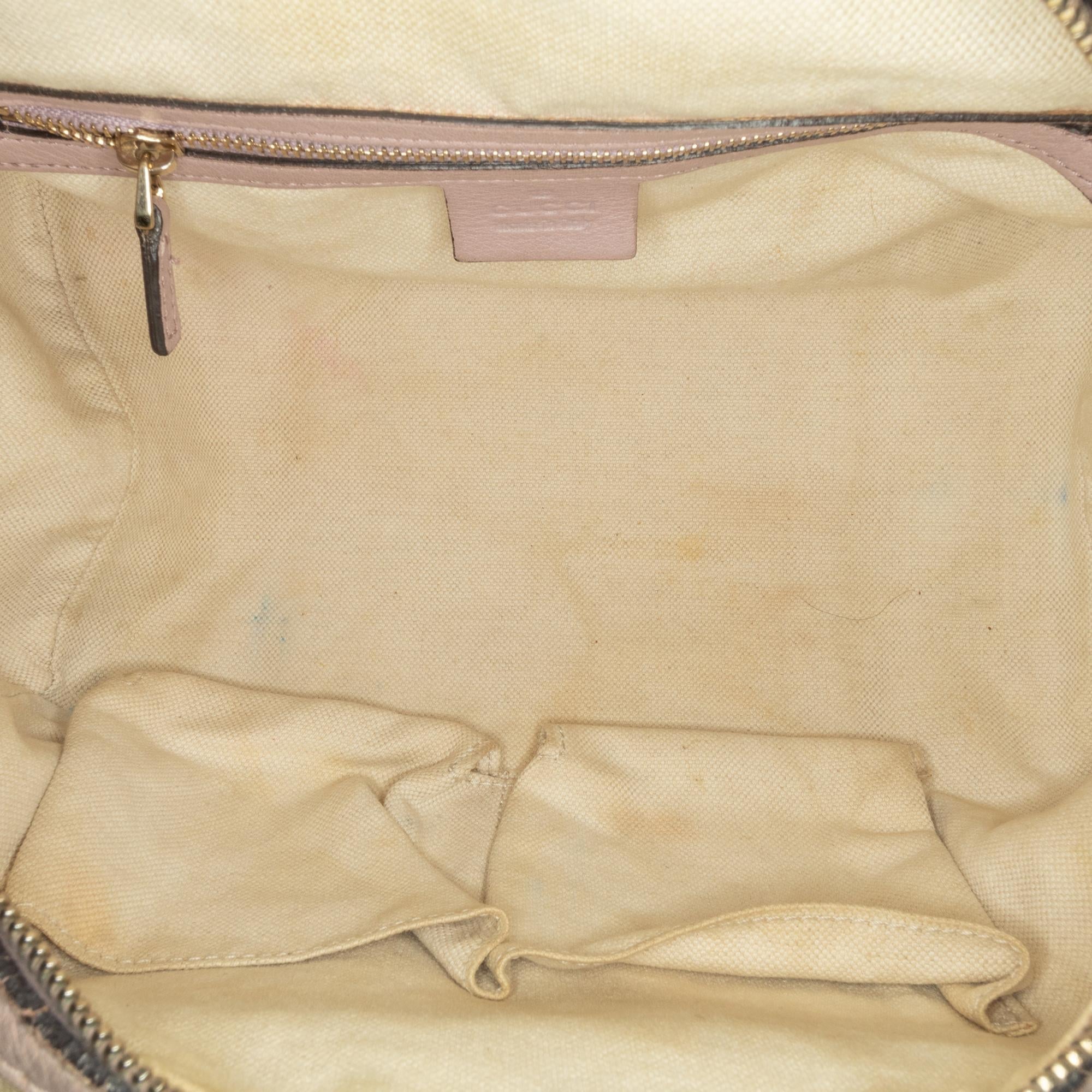 Gucci Small GG Canvas Joy Web Satchel