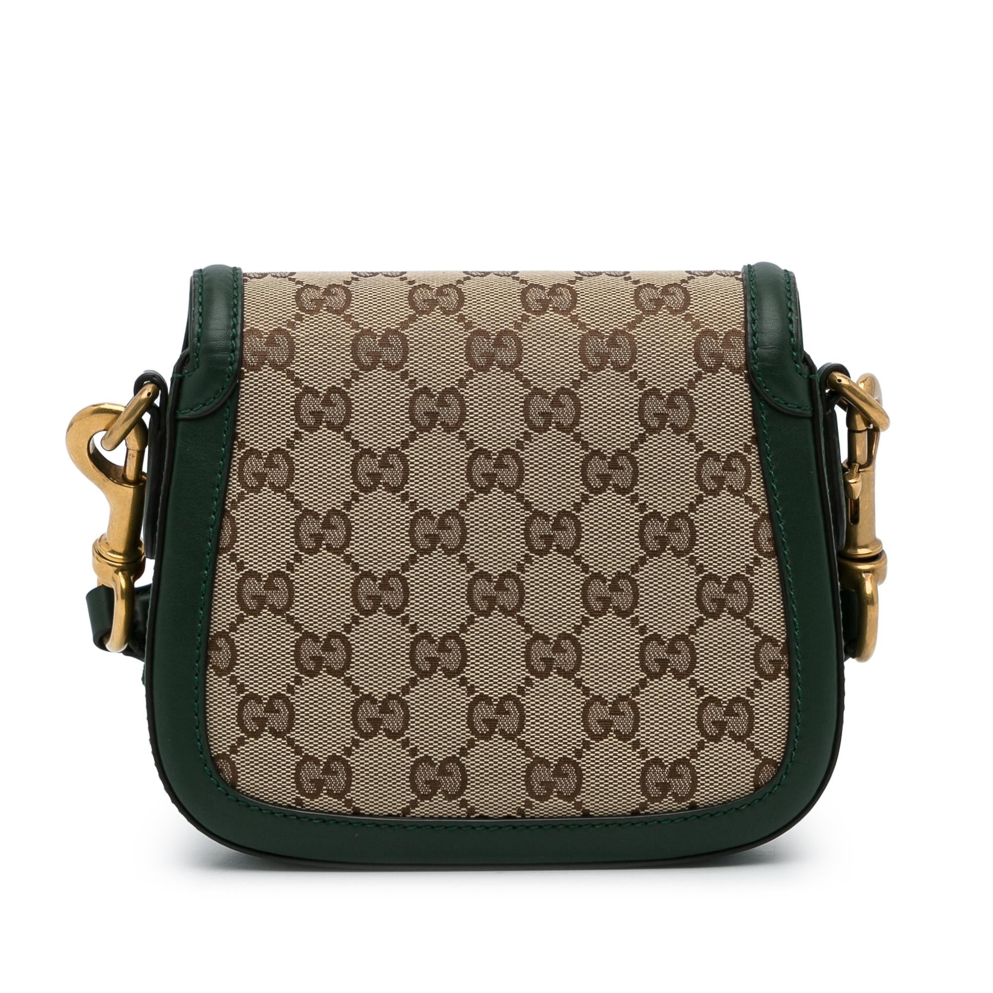 Gucci Small GG Canvas Lady Web Crossbody (SHG-JoFLho)