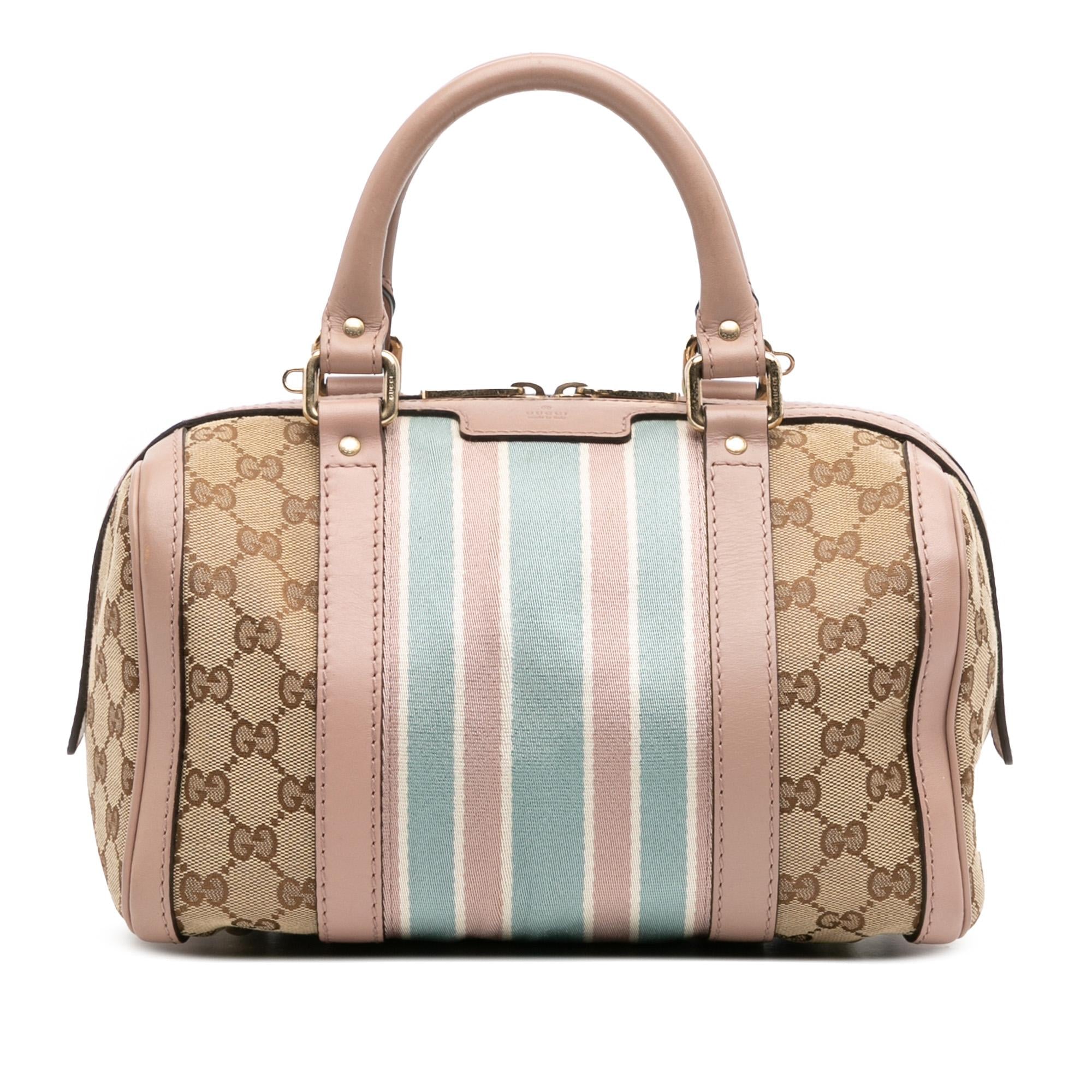 Gucci Small GG Canvas Web Joy Boston Bag