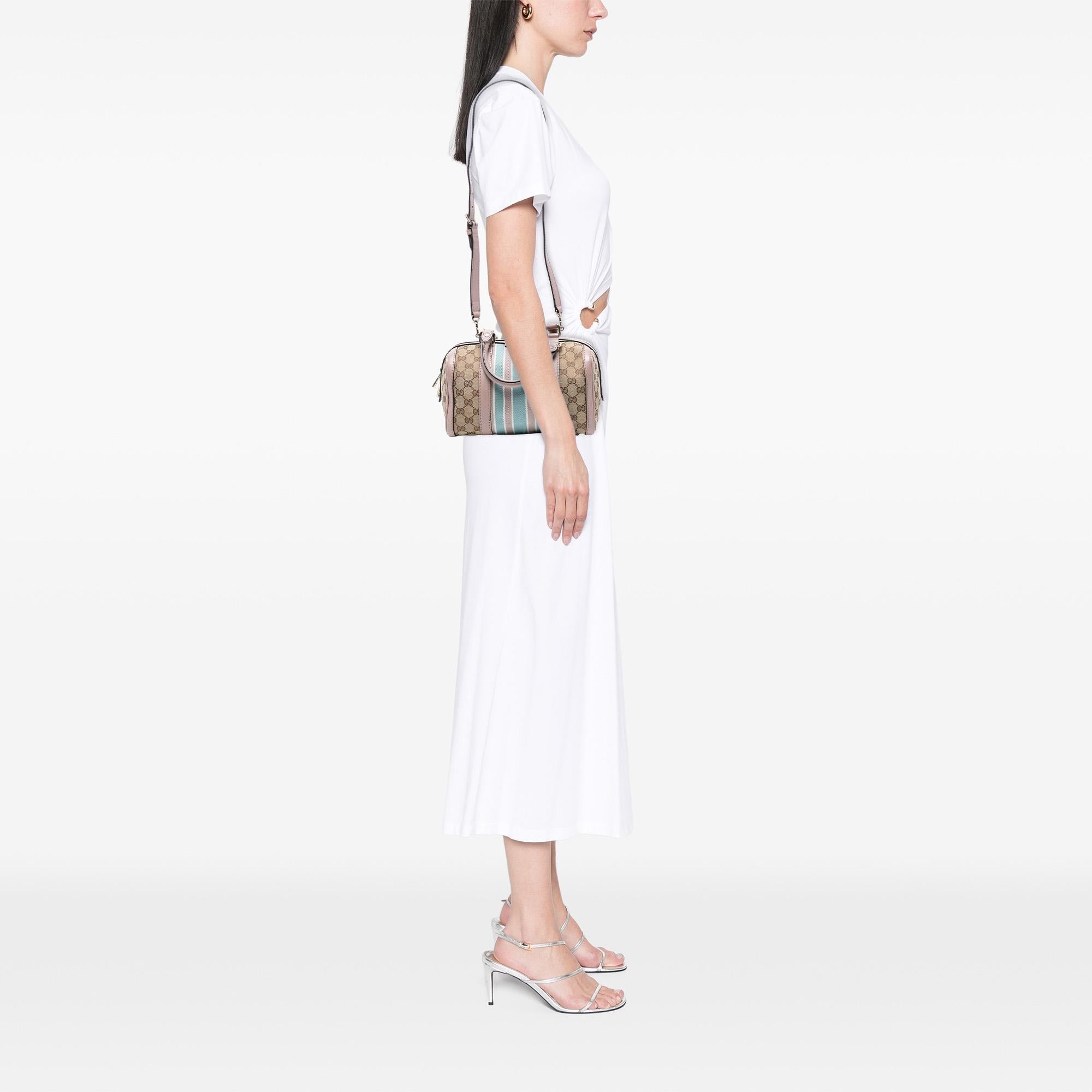 Gucci Small GG Canvas Web Joy Boston Bag