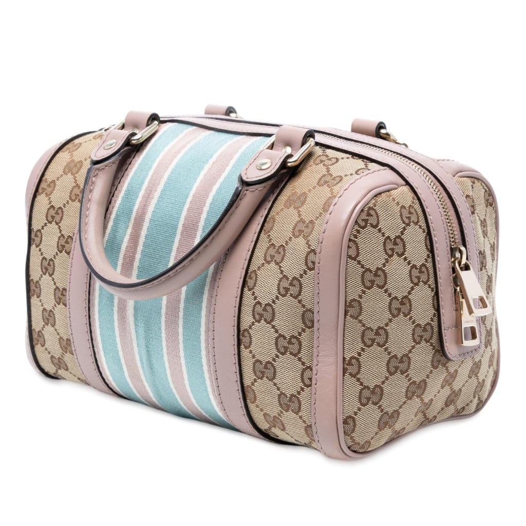 Gucci Small GG Canvas Web Joy Boston Bag