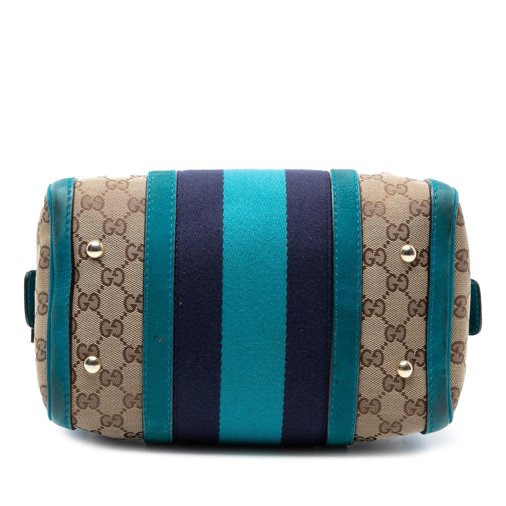 Gucci Small GG Canvas Web Joy Boston Bag