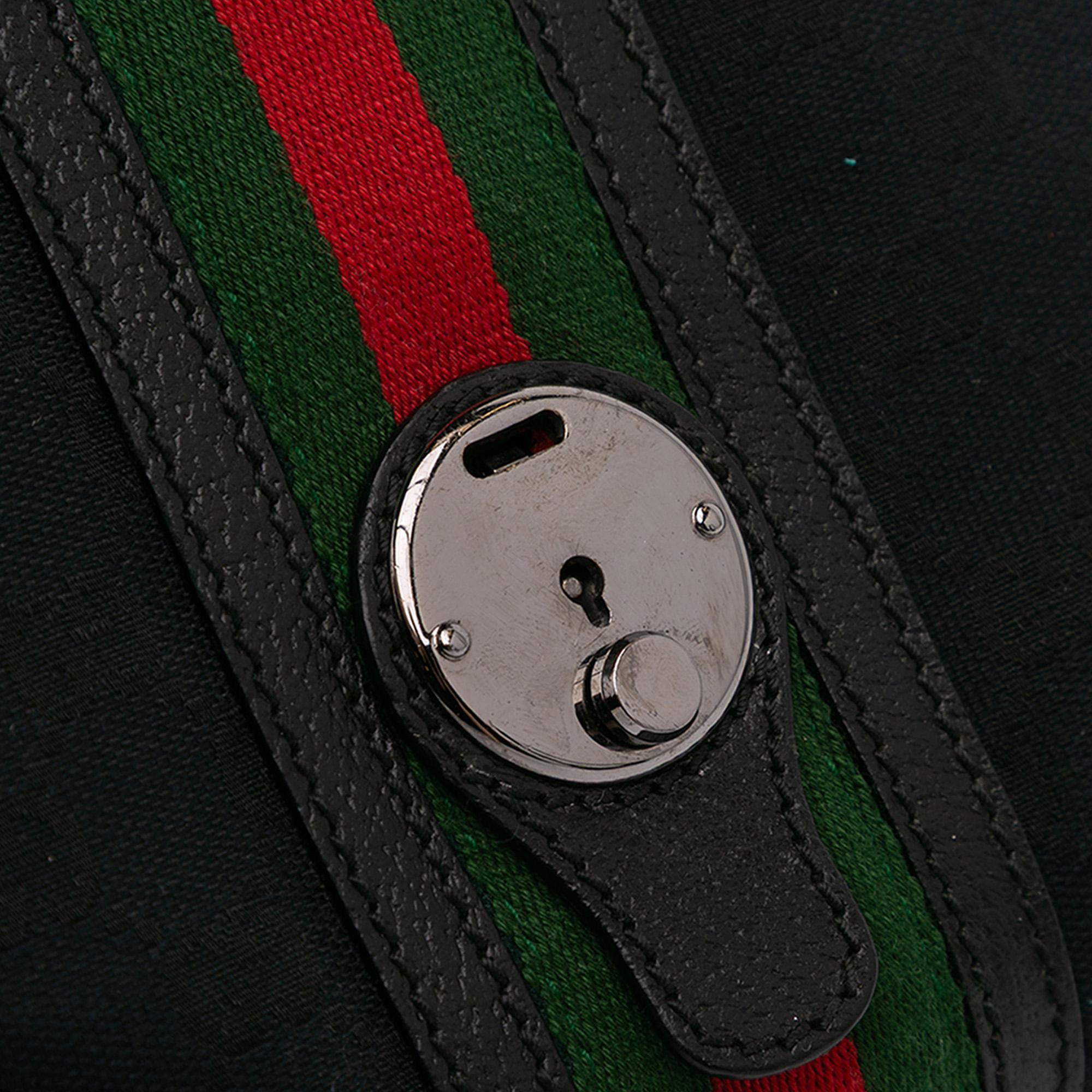 Gucci Small GG Canvas Web Treasure Shoulder Bag