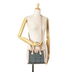 Gucci Small GG Denim Embroidery Ophidia Satchel