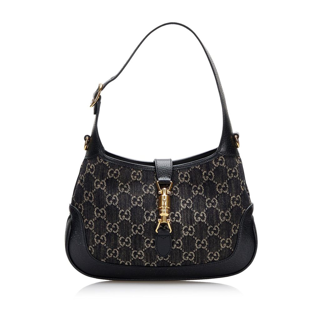 Gucci Small GG Denim Jackie 1961 (SHG-HFk2d4)