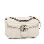 Gucci Small GG Marmont Aria Matelasse Crossbody Bag (SHG-LHf70H)
