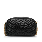 Gucci Small GG Marmont Crossbody Bag (SHG-DfmqKi)