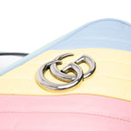 Gucci Small GG Marmont Diagonal Matelasse Leather Crossbody