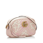 Gucci Small GG Marmont Ghost Crossbody Bag (SHG-tkRzOm)