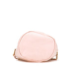 Gucci Small GG Marmont Leather Matelasse Bucket Bag