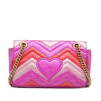 Gucci Small GG Marmont Matelasse Crossbody Bag (SHG-W03o10)