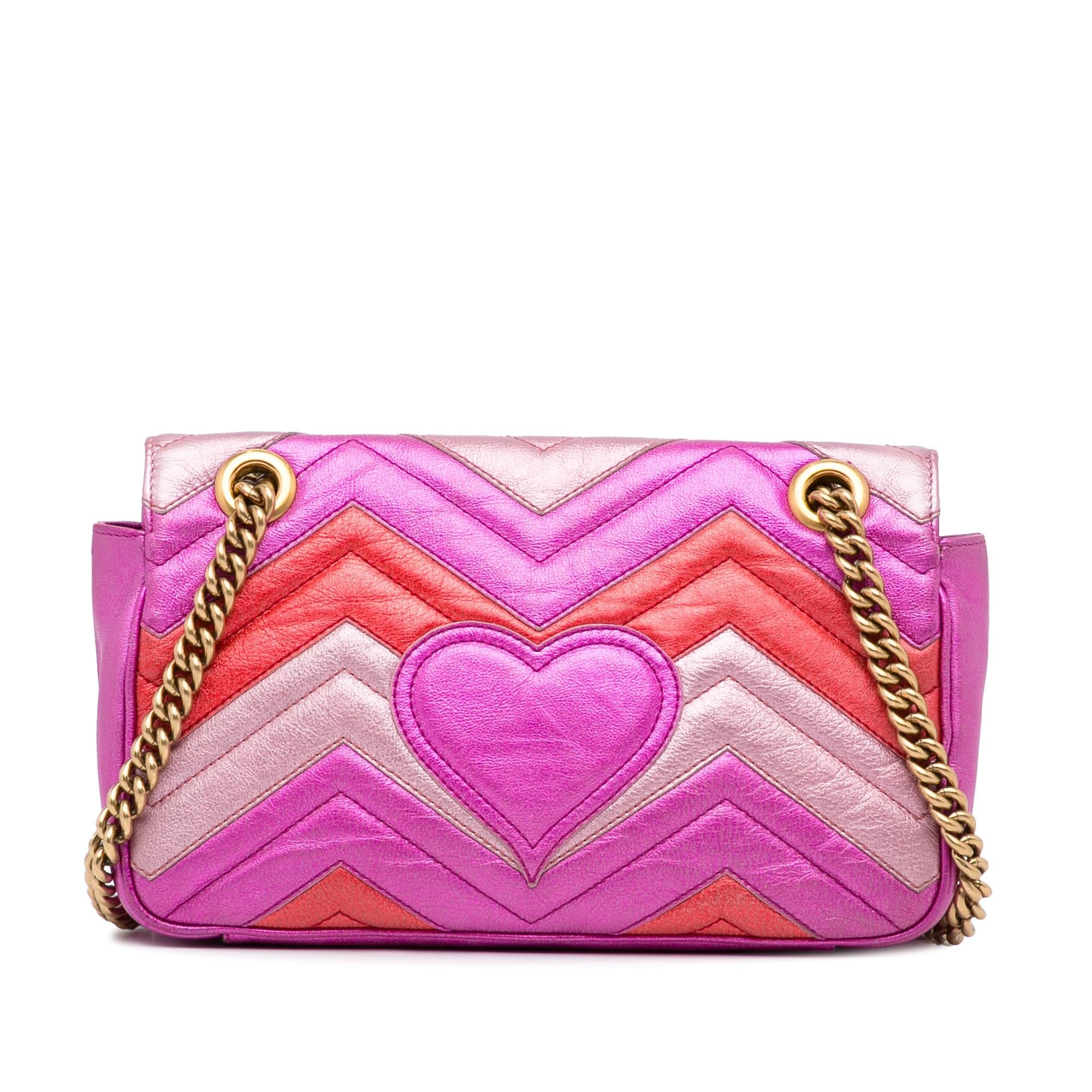 Gucci Small GG Marmont Matelasse Crossbody Bag (SHG-W03o10)