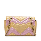 Gucci Small GG Marmont Matelasse Crossbody Bag (SHG-cQwDYF)