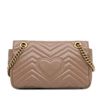 Gucci Small GG Marmont Matelasse Crossbody Bag (SHG-WEebbv)