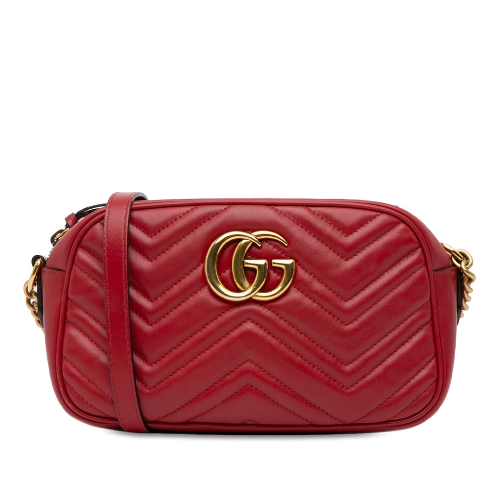 Gucci Small GG Marmont Matelasse Crossbody Bag (SHG-qdj2wc)