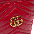 Gucci Small GG Marmont Matelasse Leather Bucket Bag