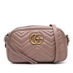 Gucci Small GG Marmont Matelasse Leather Crossbody