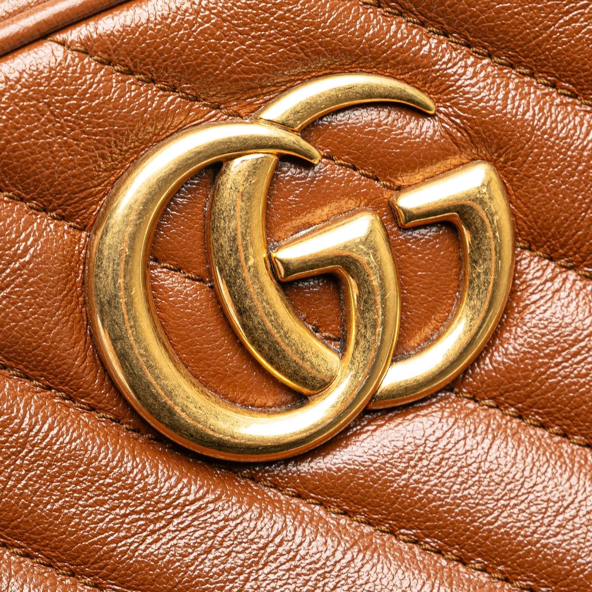 Gucci Small GG Marmont Matelasse Leather Crossbody