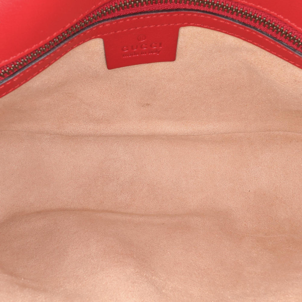 Gucci Small GG Marmont Matelasse Leather Flap Crossbody