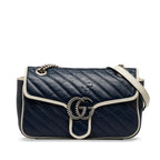 Gucci Small GG Marmont Matelasse Leather Torchon Crossbody (SHG-dHxU09)