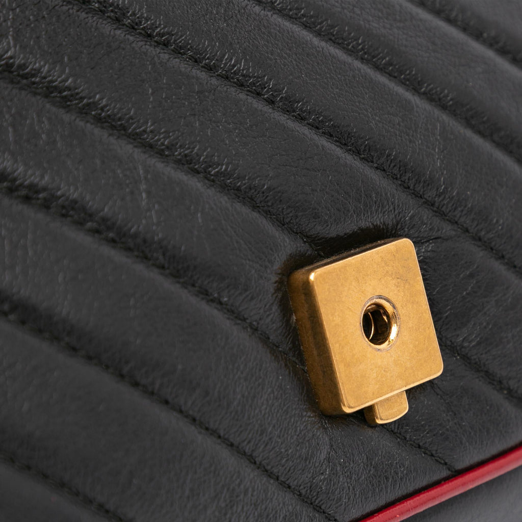 Gucci Small GG Marmont Matelasse  Leather Torchon Flap Crossbody