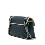 Gucci Small GG Marmont Matelasse Leather Torchon Flap Crossbody