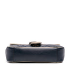 Gucci Small GG Marmont Matelasse Leather Torchon Flap Crossbody