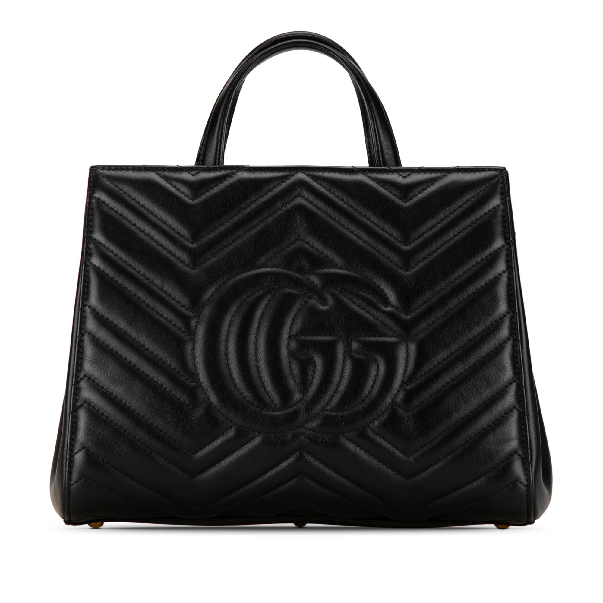 Gucci Small GG Marmont Matelasse Tote (SHG-SEH8S6)