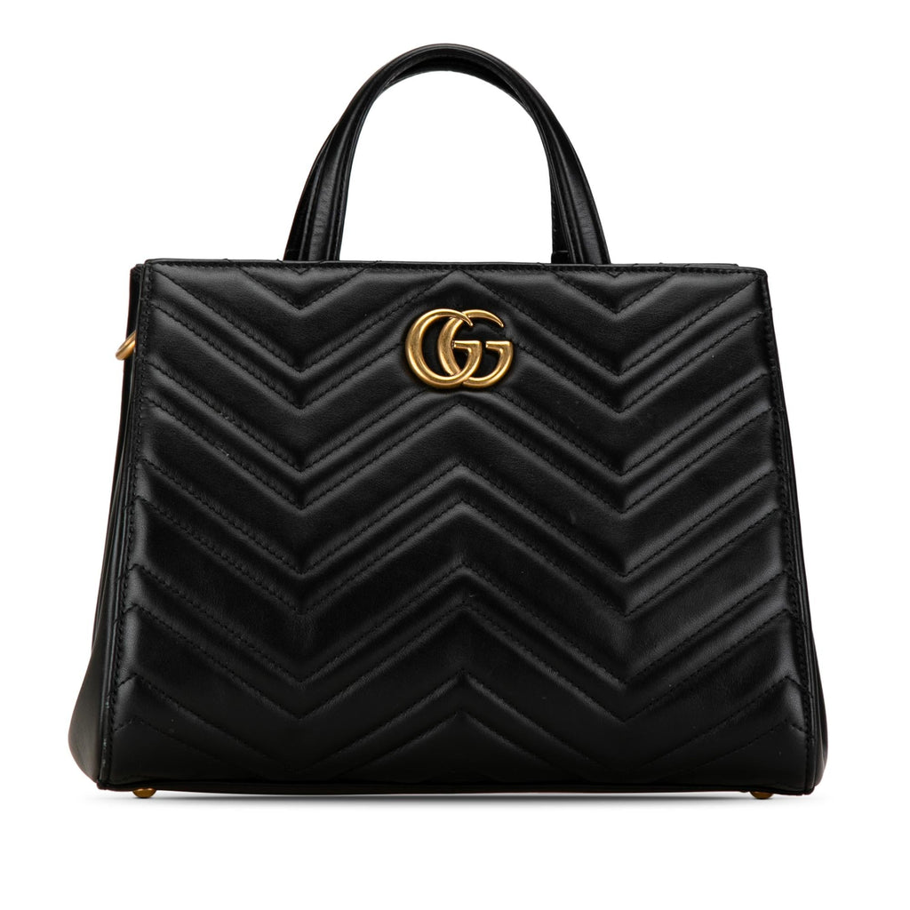 Gucci Small GG Marmont Matelasse Tote (SHG-SEH8S6)