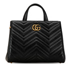 Gucci Small GG Marmont Matelasse Tote (SHG-SEH8S6)
