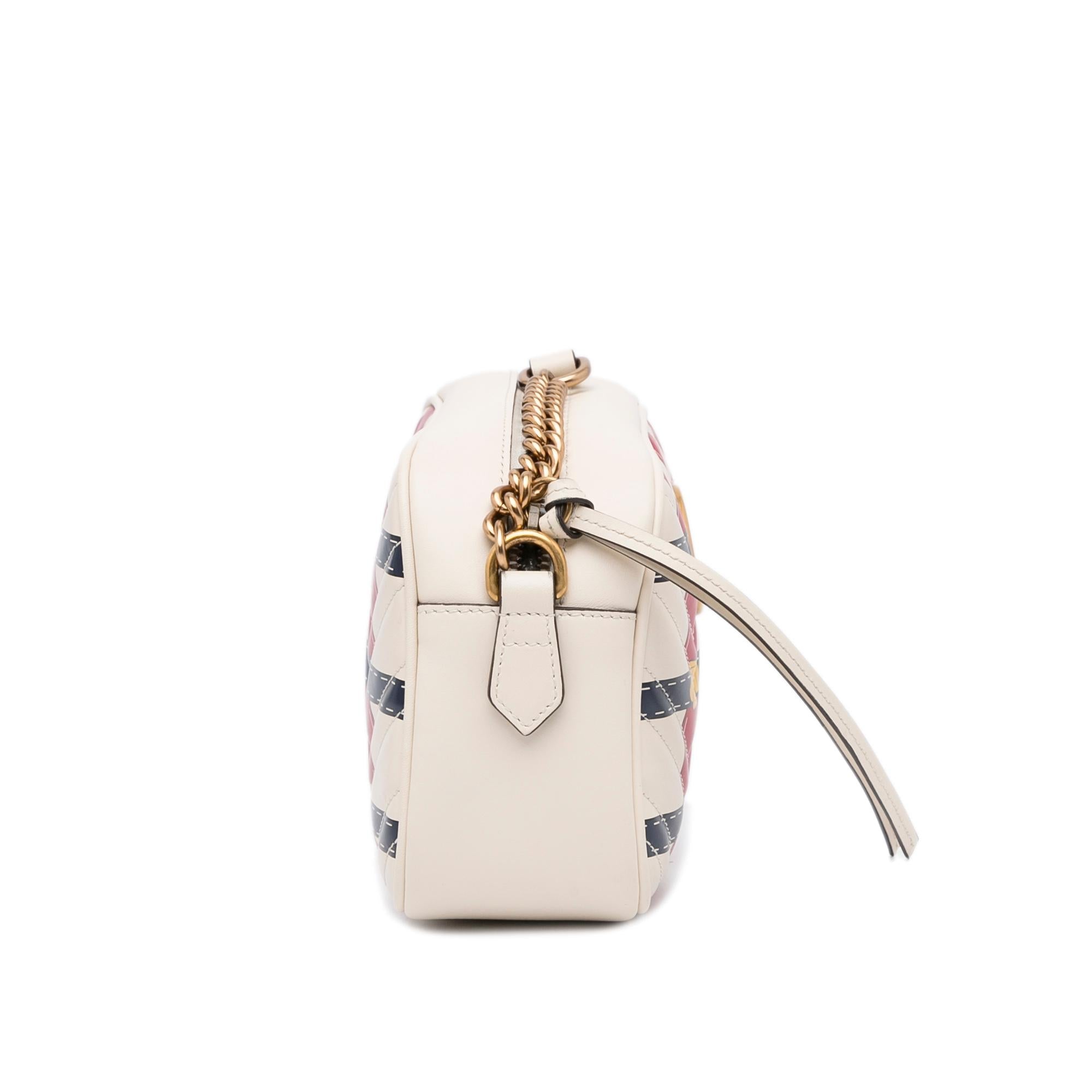 Gucci Small GG Marmont Matelasse Trompe L'Oeil Crossbody (SHG-5QnTSu)