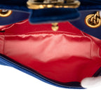 Gucci Small GG Marmont Matelasse Velvet Shoulder Bag