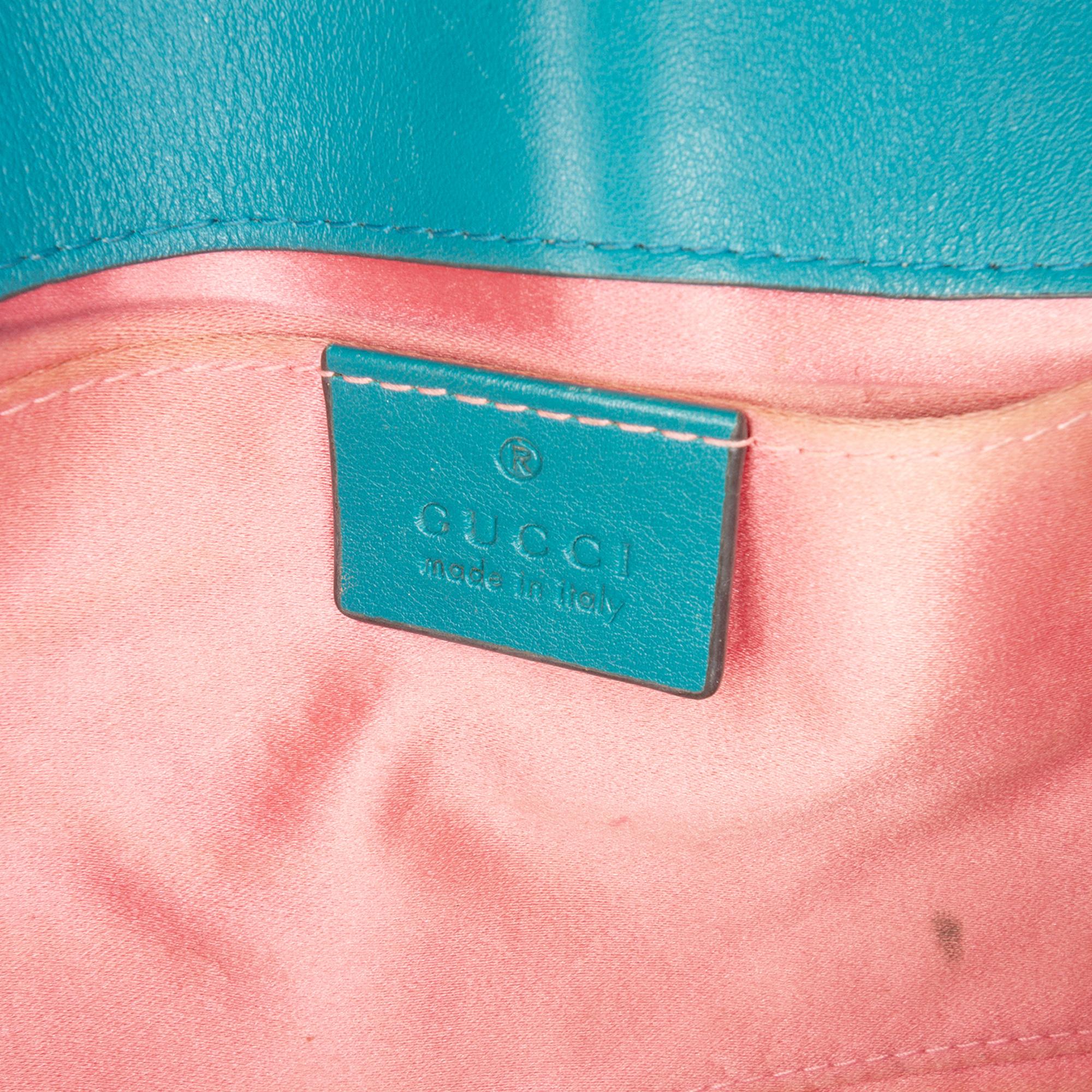 Gucci Small GG Marmont Matelasse Velvet Shoulder Bag