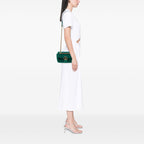 Gucci Small GG Marmont Matelasse Velvet Shoulder Bag