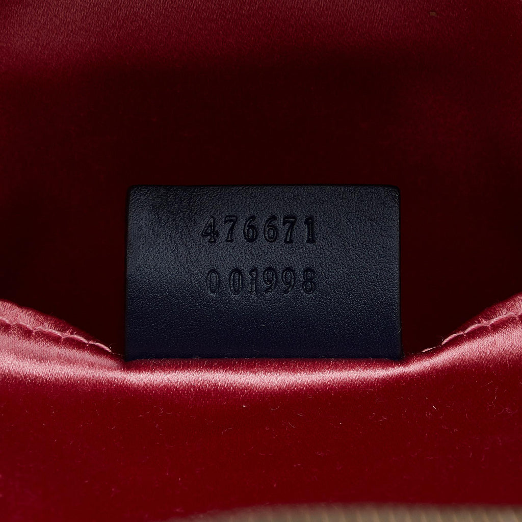 Gucci Small GG Marmont Pearl Denim Backpack (SHG-jyG2zX)