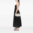 Gucci Small GG Marmont Pearl Studded Matelasse Leather Aria Crossbody