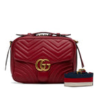 Gucci Small GG Marmont Sylvie Top Handle Satchel (SHG-oIkSJi)