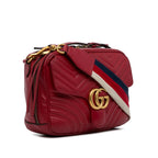 Gucci Small GG Marmont Sylvie Top Handle Satchel (SHG-oIkSJi)