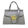 Gucci Small GG Marmont Top Handle Satchel (SHG-Raao4V)