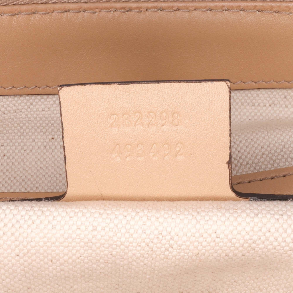 Gucci Small GG Metallic Canvas Scarlett Shoulder Bag