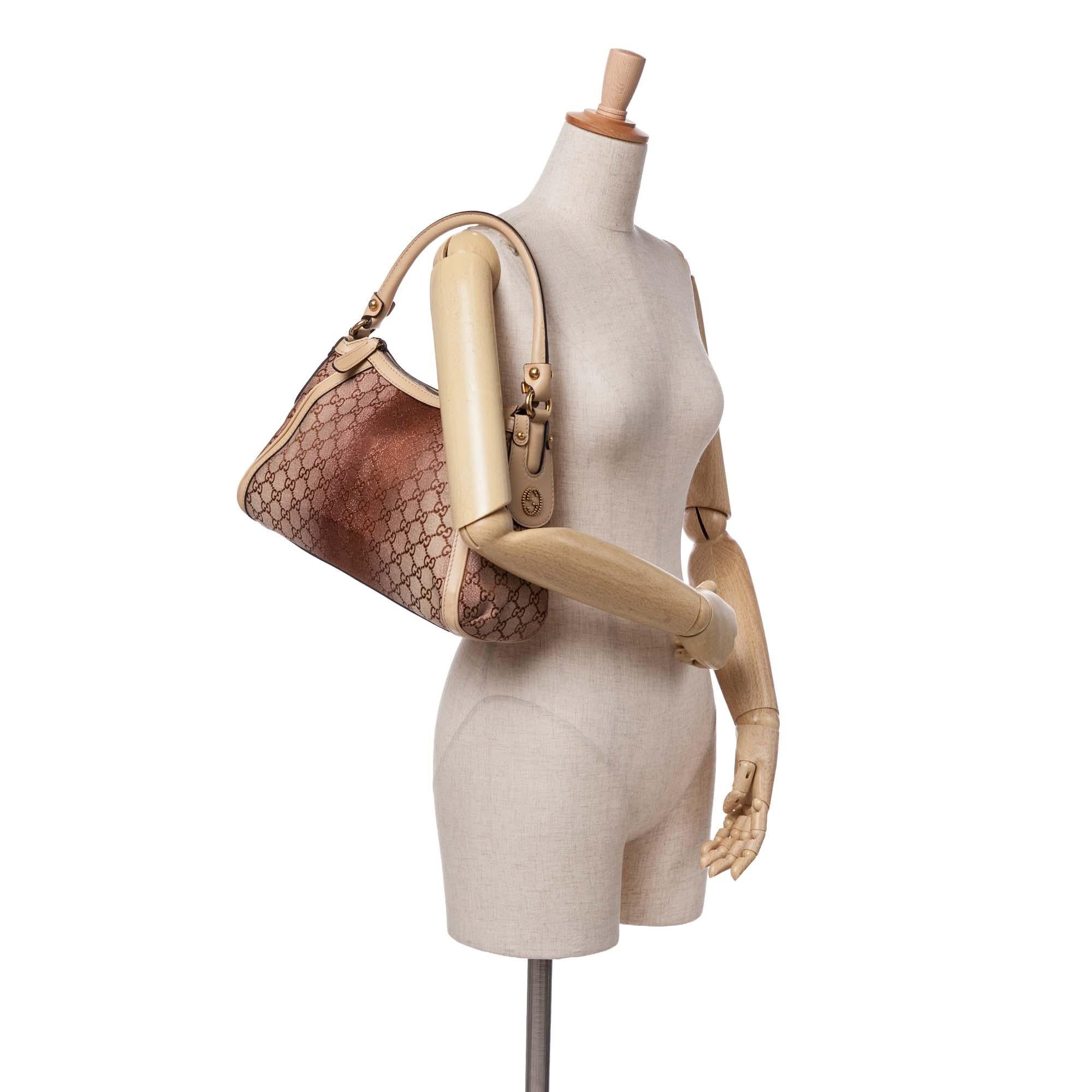 Gucci Small GG Metallic Canvas Scarlett Shoulder Bag