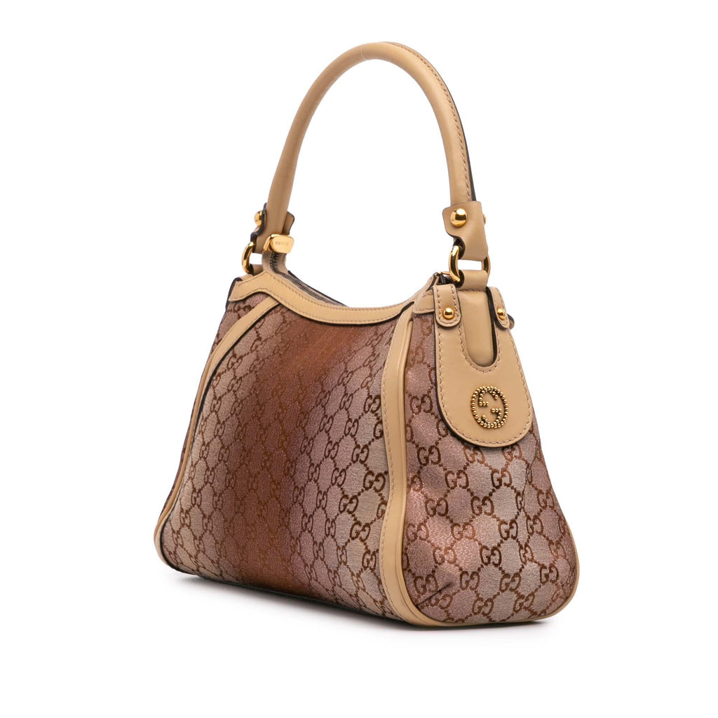 Gucci Small GG Metallic Canvas Scarlett Shoulder Bag